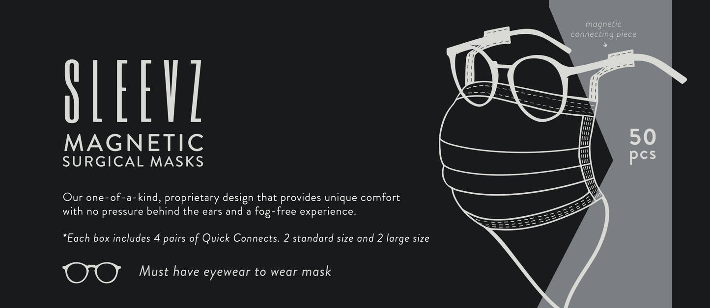 BUNDLE of 3 - SLEEVZ SURGICAL Face Masks