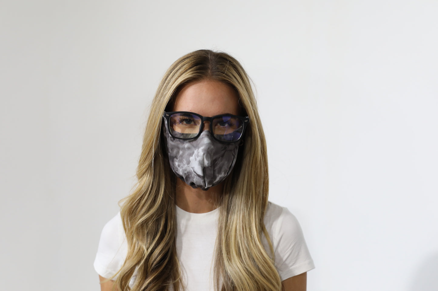 "The Original" BLACK & WHITE TIE-DYE SLEEVZ Mask