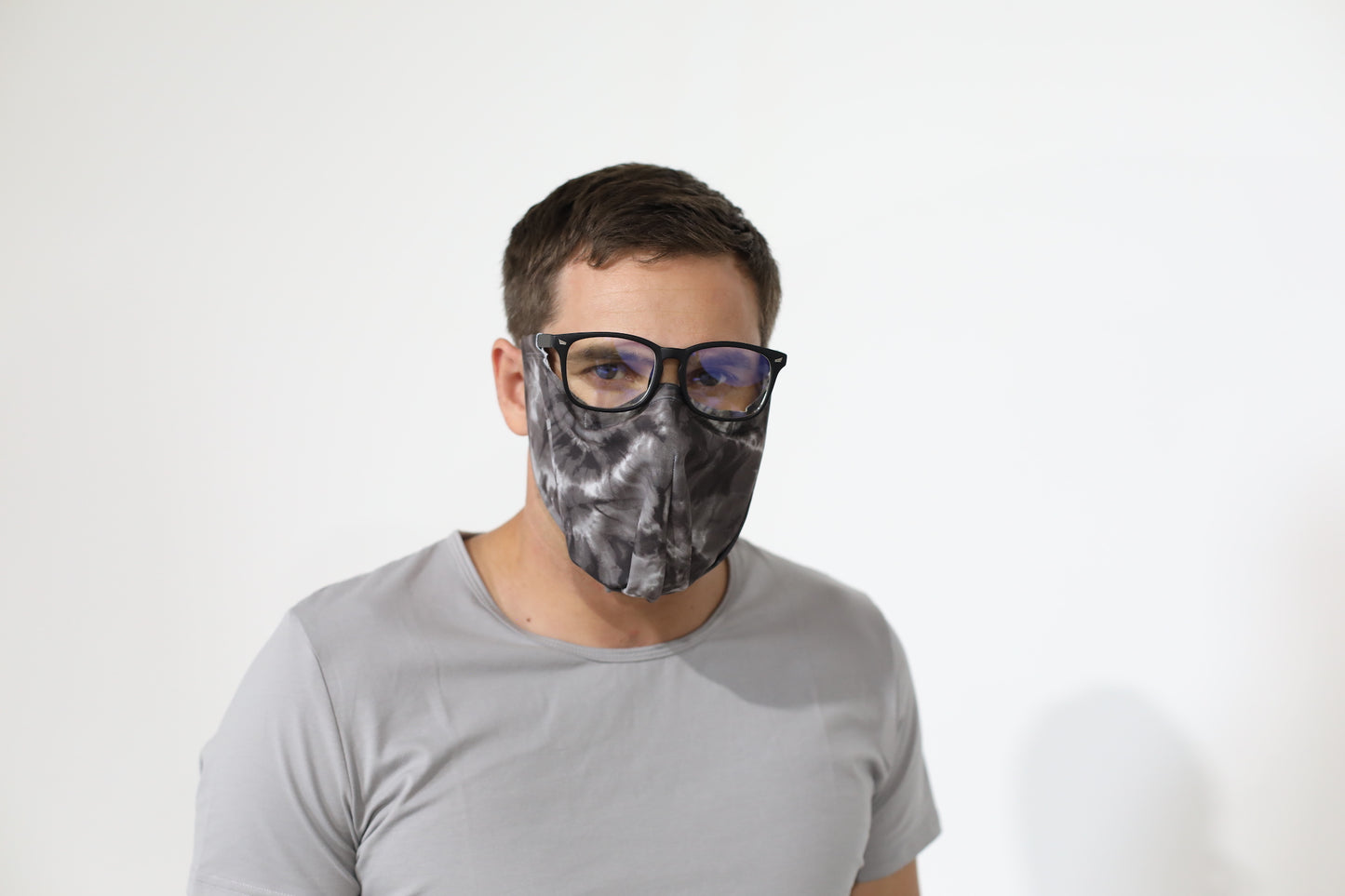 "The Original" BLACK & WHITE TIE-DYE SLEEVZ Mask