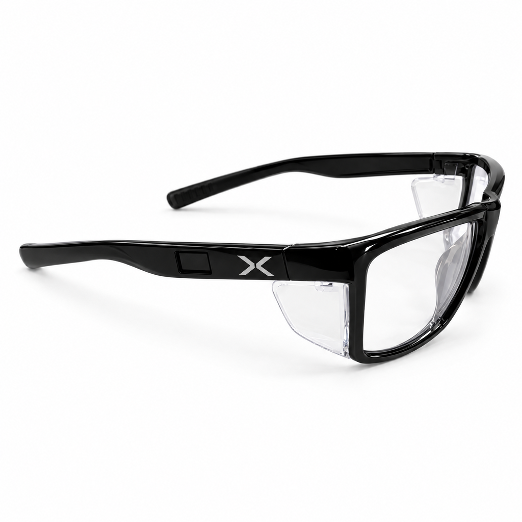 SLEEVZ X Safety Glasses, low side angle
