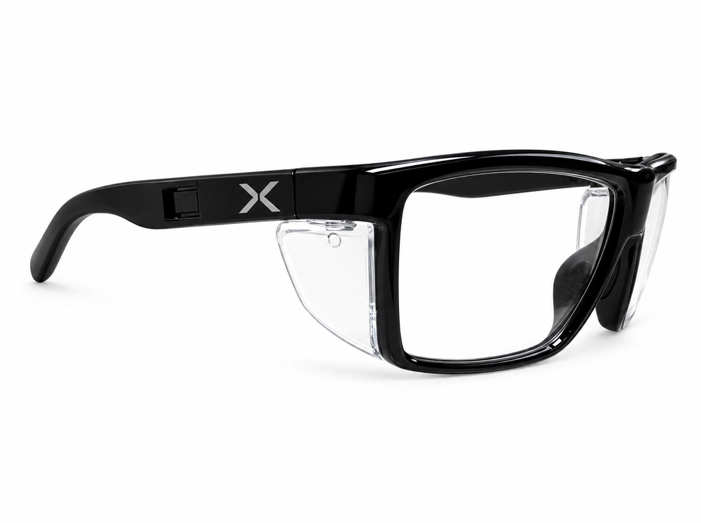 SLEEVZ X Safety Glasses, right angle with side shield