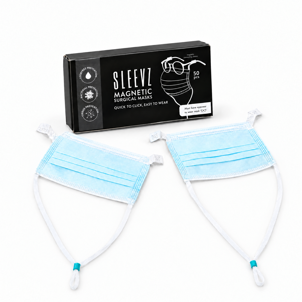 SLEEVZ box of 50 disposable masks