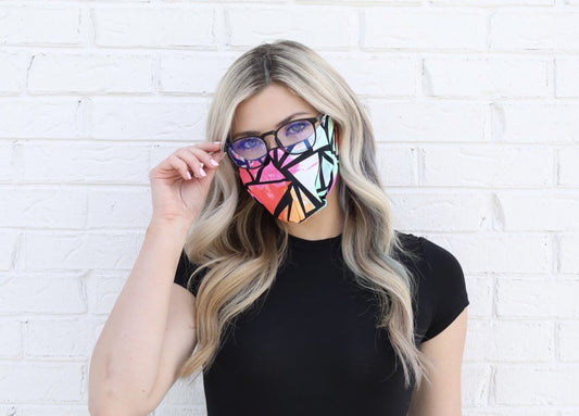 "The Original" RETRO GEO SLEEVZ Mask